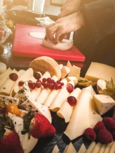 Foto einer Käseplatte