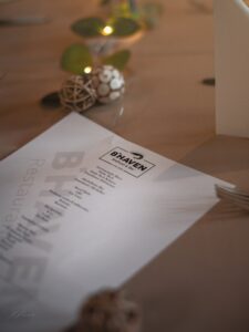 Speisekarte des B'Havens